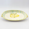 Rock Platter with Handle - Green w Lemon