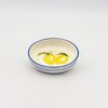 Diana Bread Bowl - Blue w Lemon