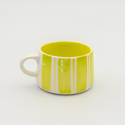 Mug M - Lime stripes