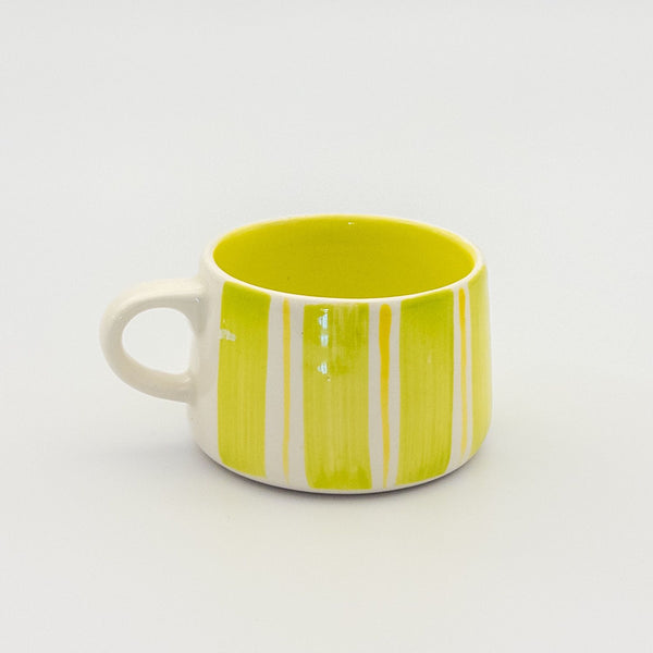 Mug M - Lime stripes