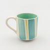 Eli Mug Green Stripes