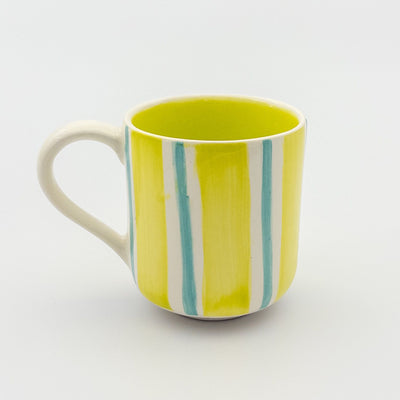 Eli Mug Lime Stripes