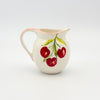 Custard Jug - Pink w Cherries