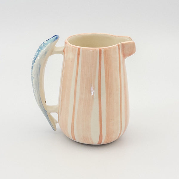 Olivia Jug Large Fish handle - Pink