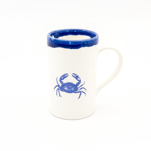 Mug D - Blue Rim - Crab