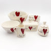 Black Friday - Red Heart & Words Serving Set