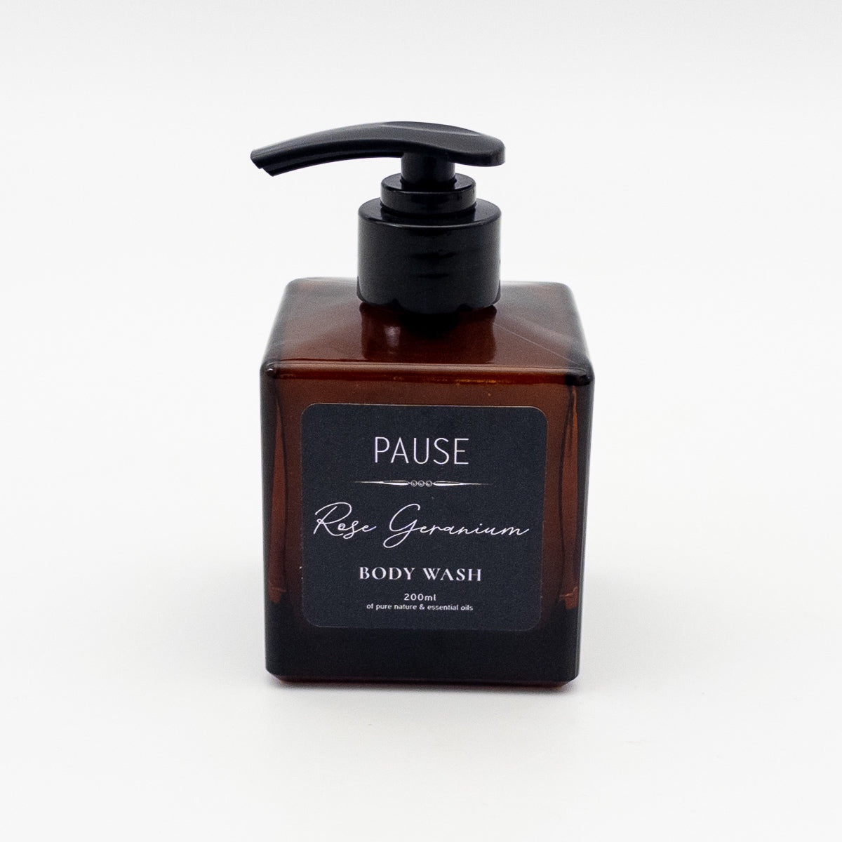 PAUSE Aromatherapy Body Wash (200ml) - Rose Geranium