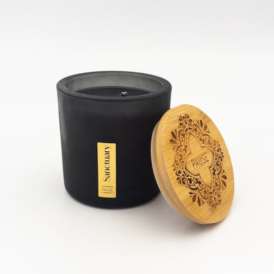 Candle Wooden Lid - After Dark