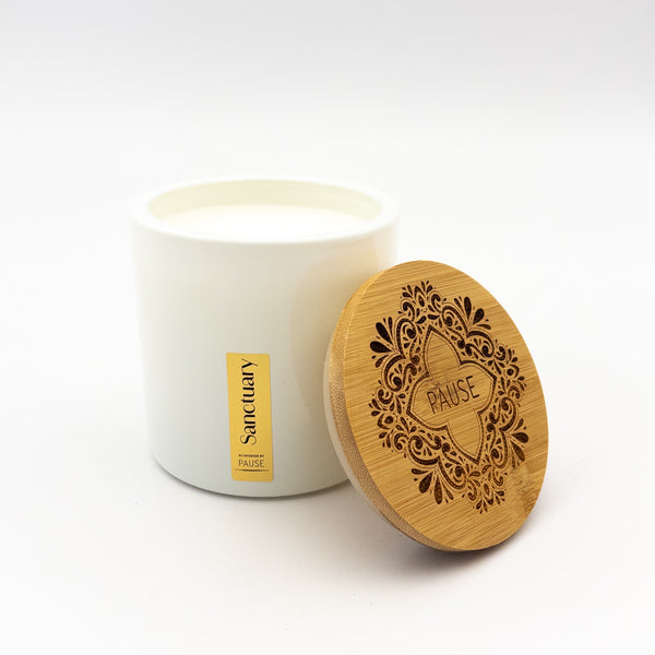 Candle Wooden Lid - First Light