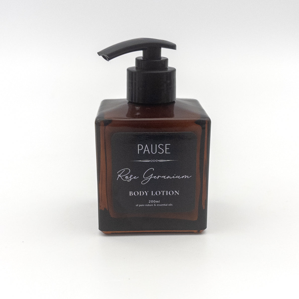 PAUSE Aromatherapy Body Lotion - Rose Geranium (200ml)