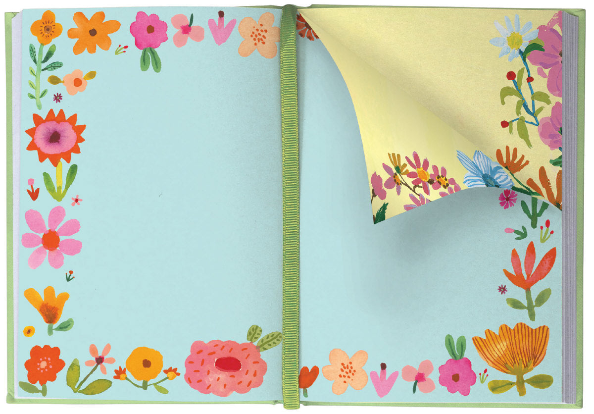 Flower Field Illustrated Journal