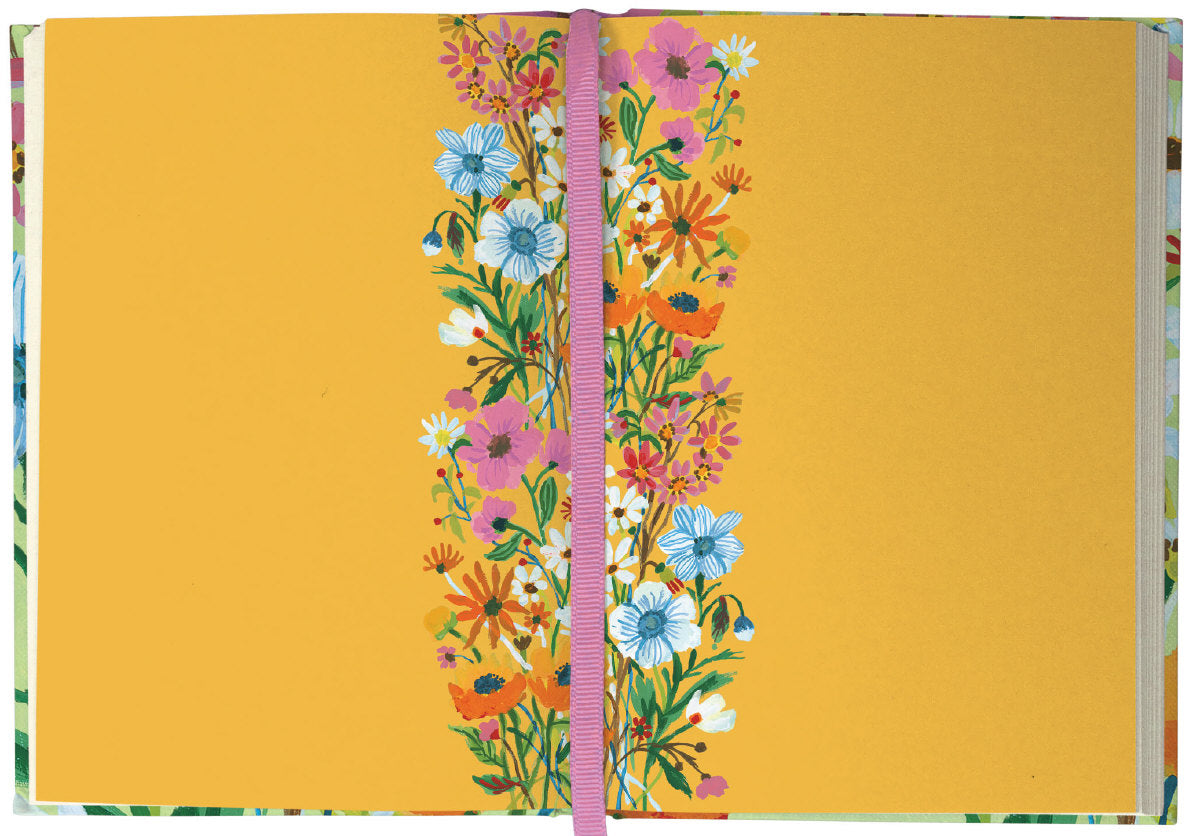 Flower Field Illustrated Journal