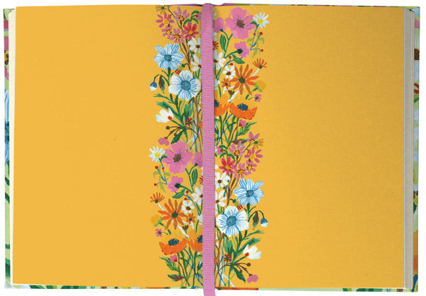 Flower Field Illustrated Journal