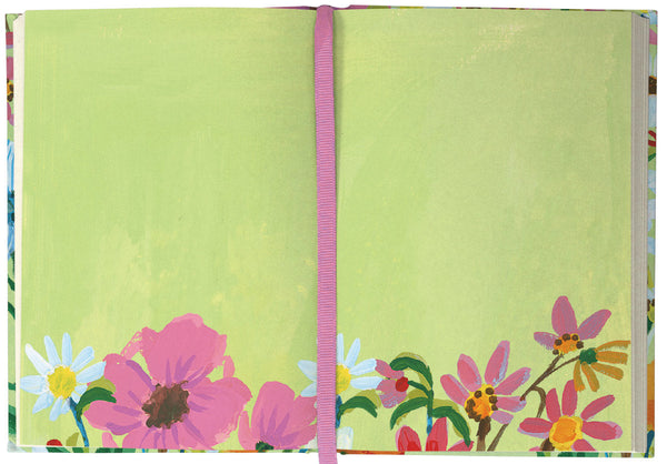 Flower Field Illustrated Journal