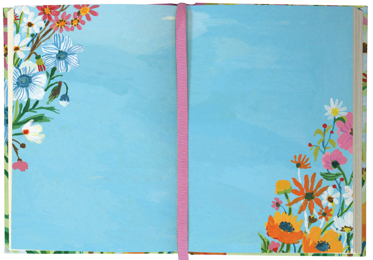 Flower Field Illustrated Journal