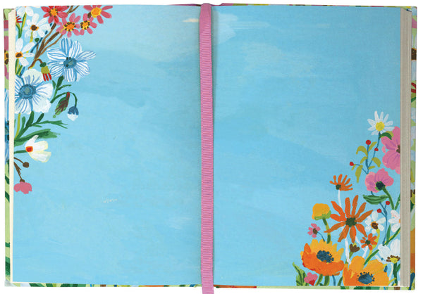 Flower Field Illustrated Journal