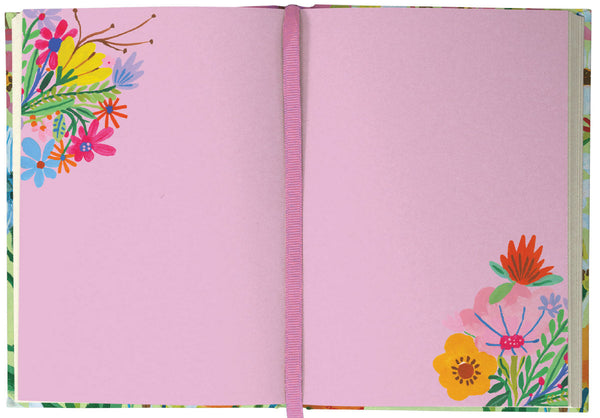 Flower Field Illustrated Journal