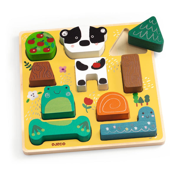 Puzz & Match 3D Wooden Puzzle – Happy