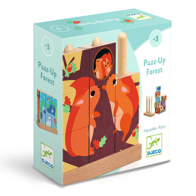 Puzz Up Stacking Wooden Puzzle – Forest