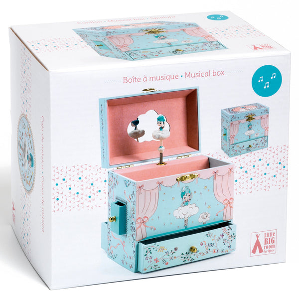 Wooden Musical Jewellery Box – Ballerina on Stage