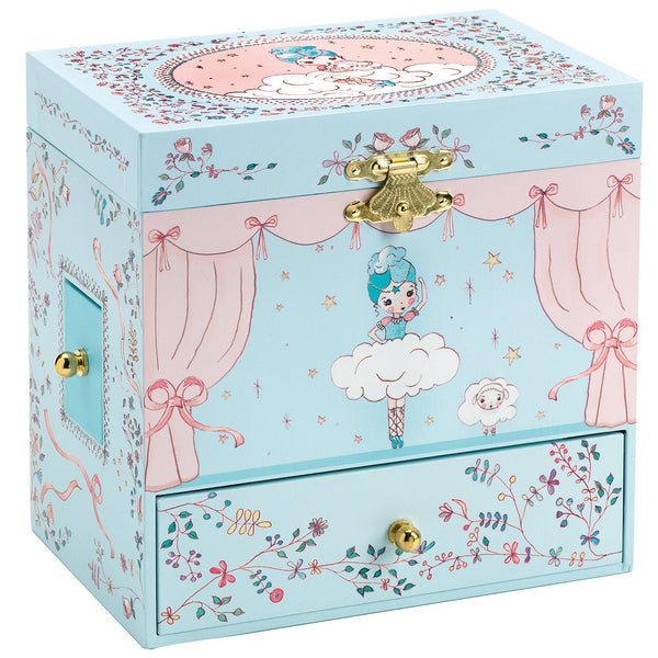 Wooden Musical Jewellery Box – Ballerina on Stage