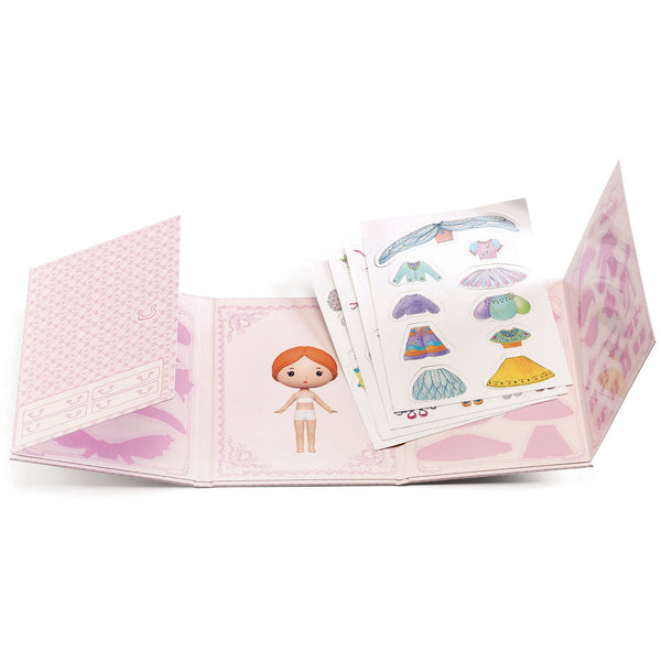 Tinyly Miss Lilyruby with Reusable Stickers