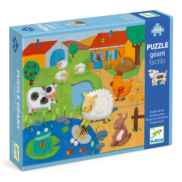 Giant Tactile Farm Puzzle – 20 Piece