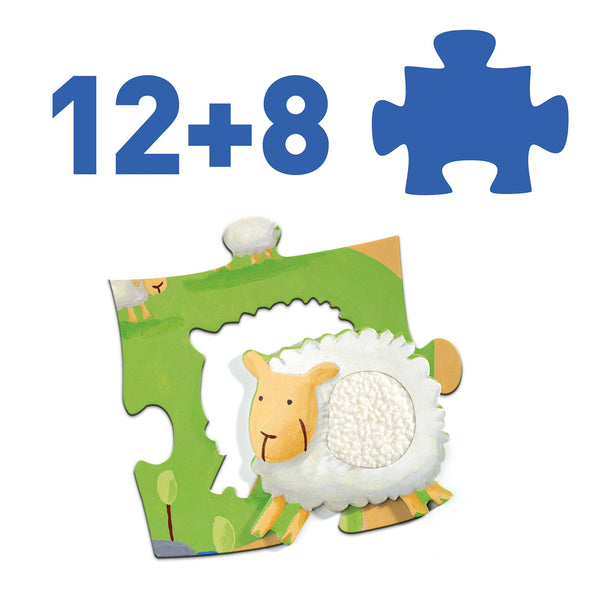 Giant Tactile Farm Puzzle – 20 Piece