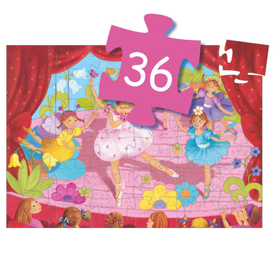 The Ballerina with the Flower Puzzle – 36 Piece