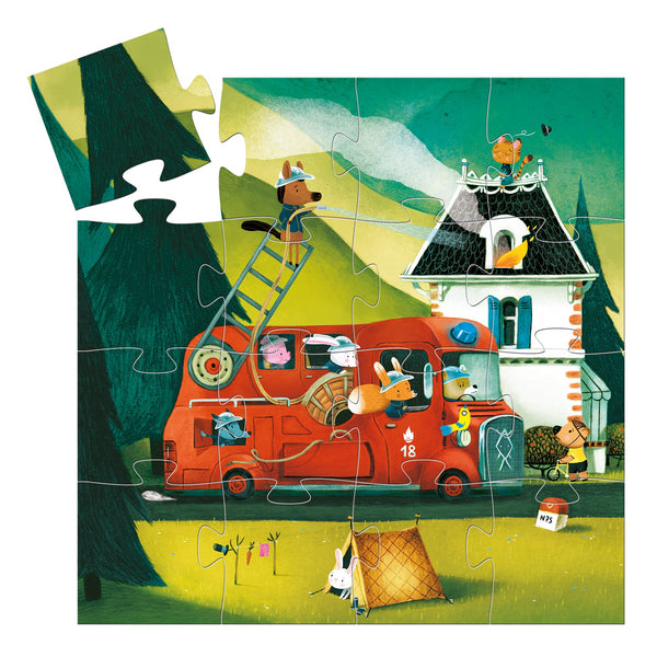 Fire Truck Puzzle – 16 Piece