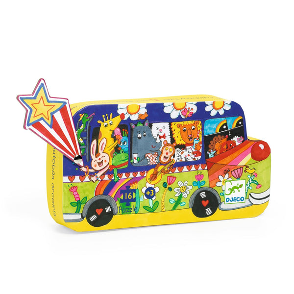 Rainbow Bus Puzzle – 16 Piece