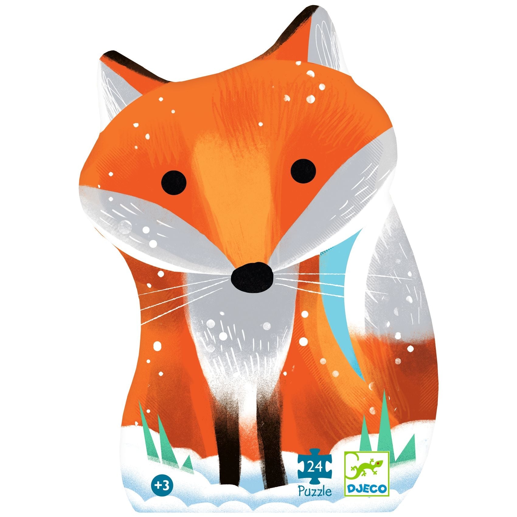 Little Fox Ginger Silhouette Puzzle – 24 Piece