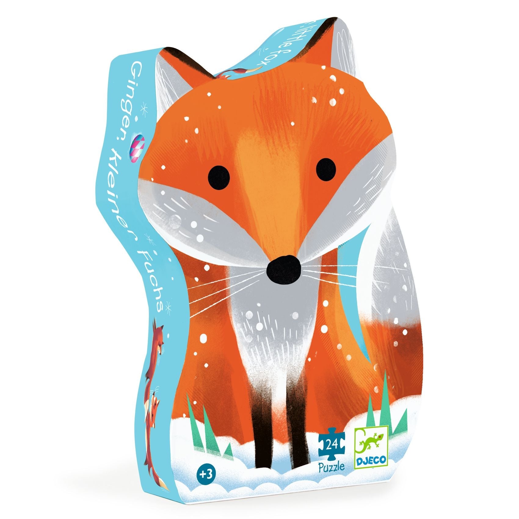 Little Fox Ginger Silhouette Puzzle – 24 Piece