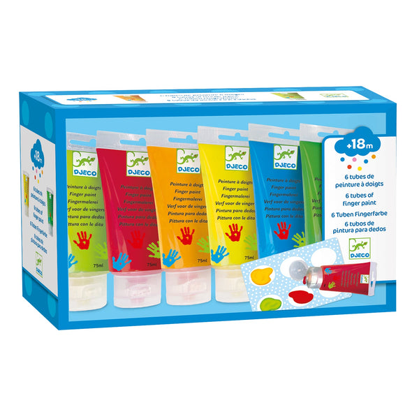 Finger Paint Tubes – Set of 6