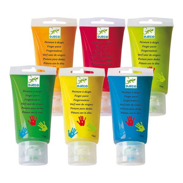 Finger Paint Tubes – Set of 6