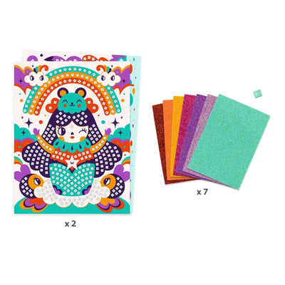Soft Mosaics – Kokeshi Doll