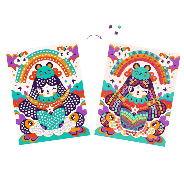 Soft Mosaics – Kokeshi Doll