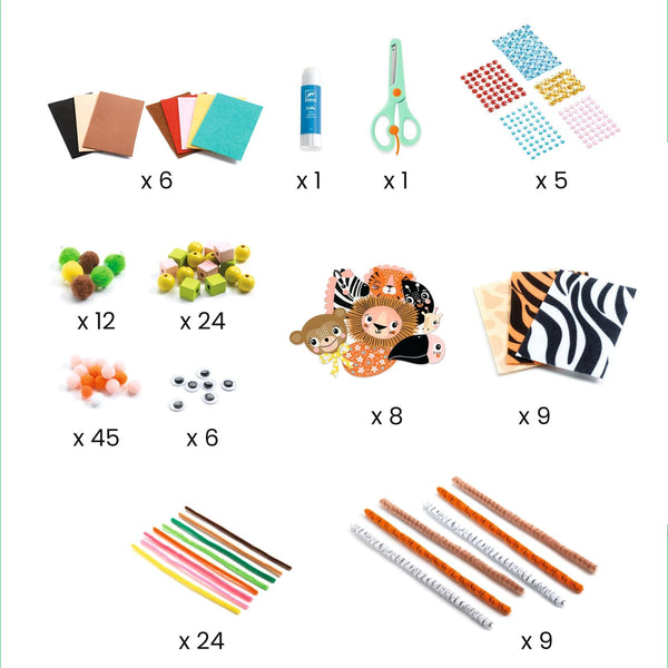 Jungle Animal Creation Activity Box
