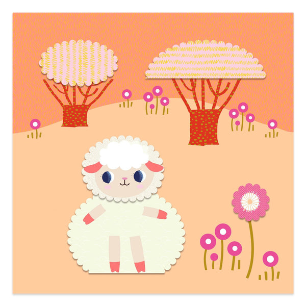 Crinkle Cutting Collage Scene