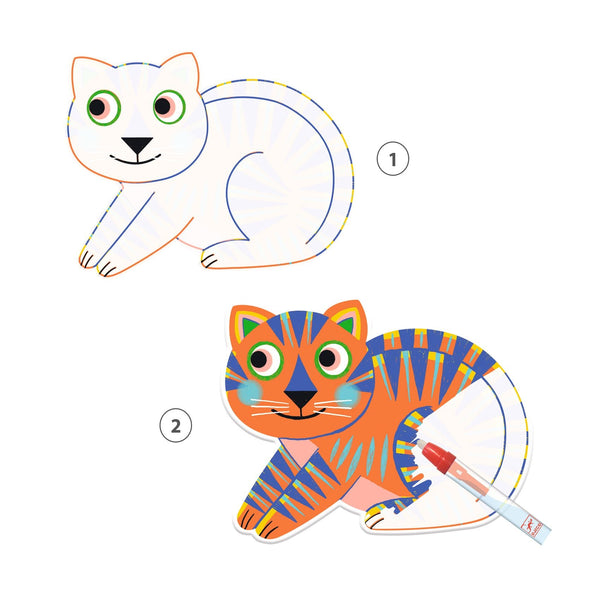 Water Magic Colouring Set – Animals
