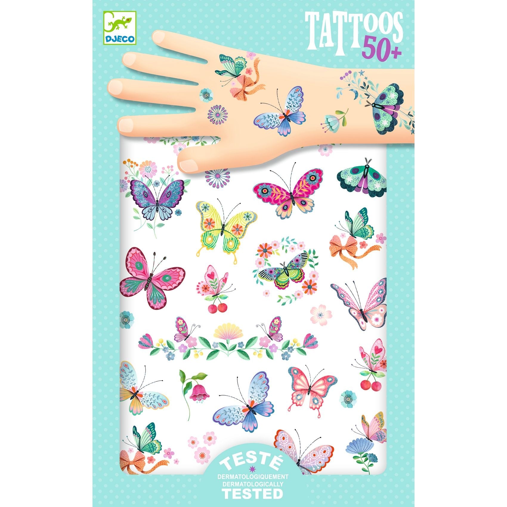 Dream Butterflies Glitter Temporary Tattoos