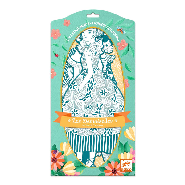 Les Demoiselles Colour-In Cards – Rebekka & Friends