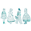 Les Demoiselles Colour-In Cards – Rebekka & Friends