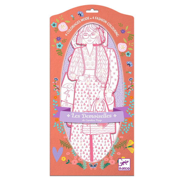 Les Demoiselles Colour-In Cards – Nina & Friends