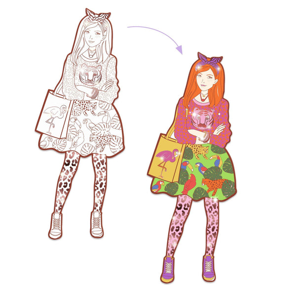 Les Demoiselles Colour-In Cards – Nina & Friends