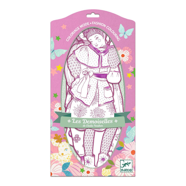 Les Demoiselles Colour-In Cards – Rosemary & Friends