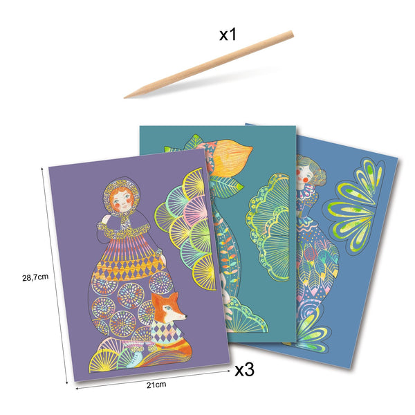 Pretty Dresses Scratch Cards