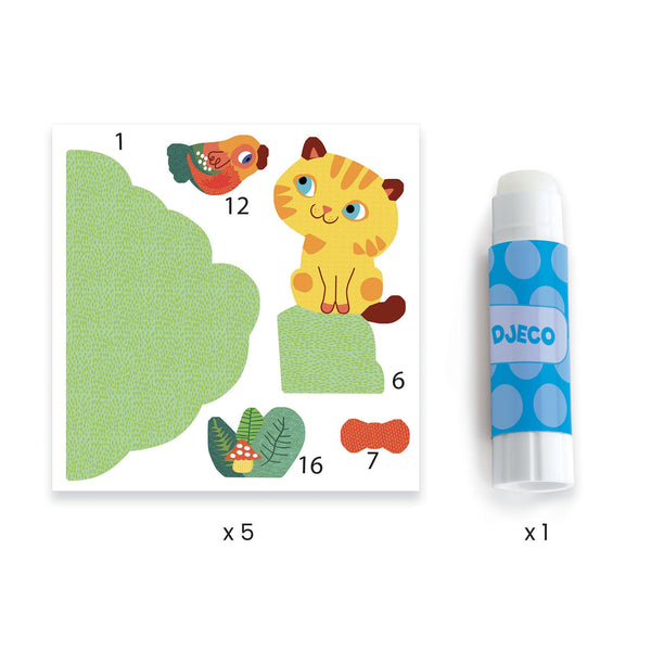 Garden Pals Collage Scene