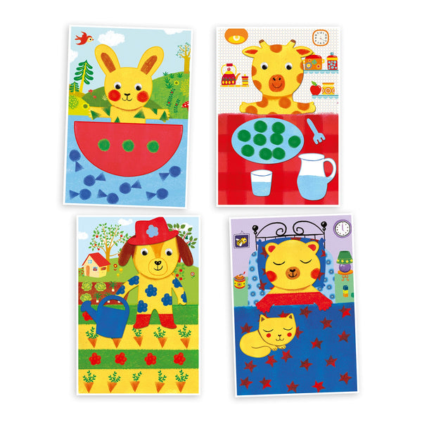 Sponge Painting – Cuddly Toy Adventure