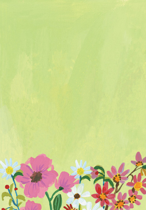 Flower Field Writing Paper Set